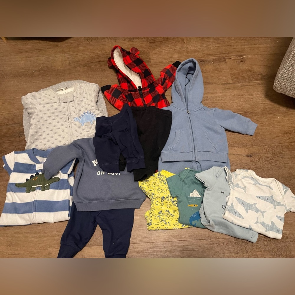 Fancy cozy 3month boy bundle! Ralph Lauren, Carter’s, Chick Pea, Disney